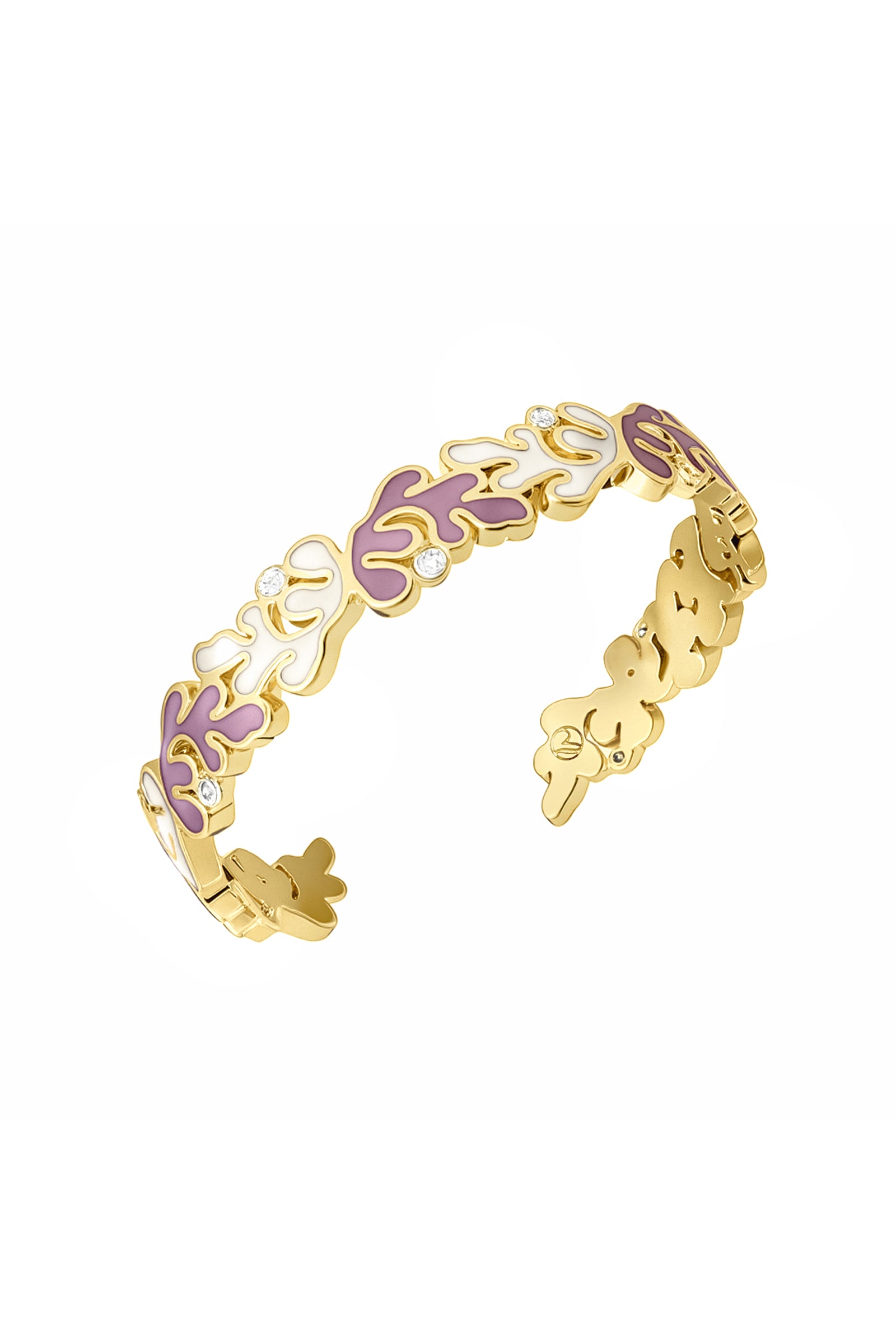 Ondara Bangle — Rose Enamel