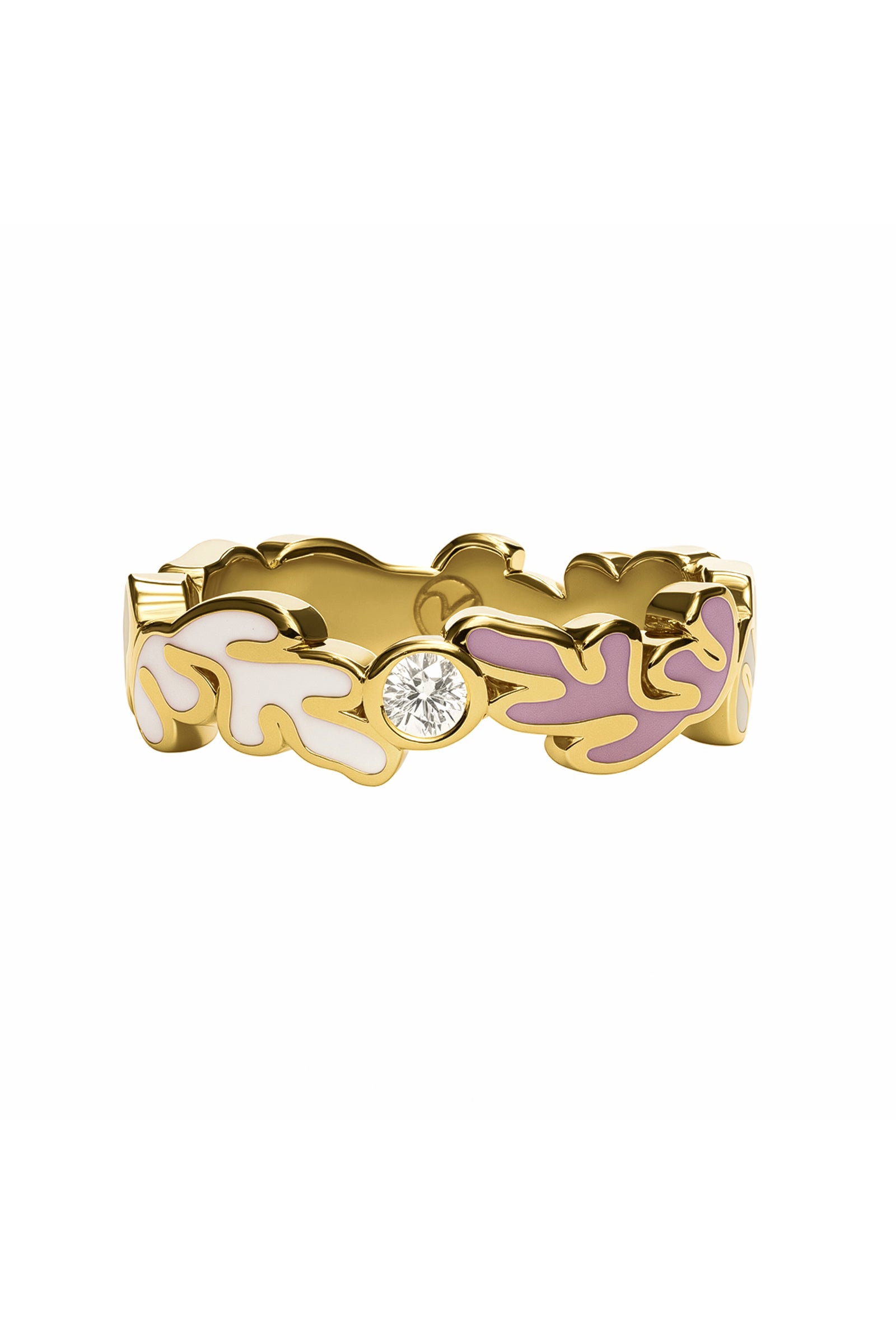 Ondara Classic Ring — Rose Enamel
