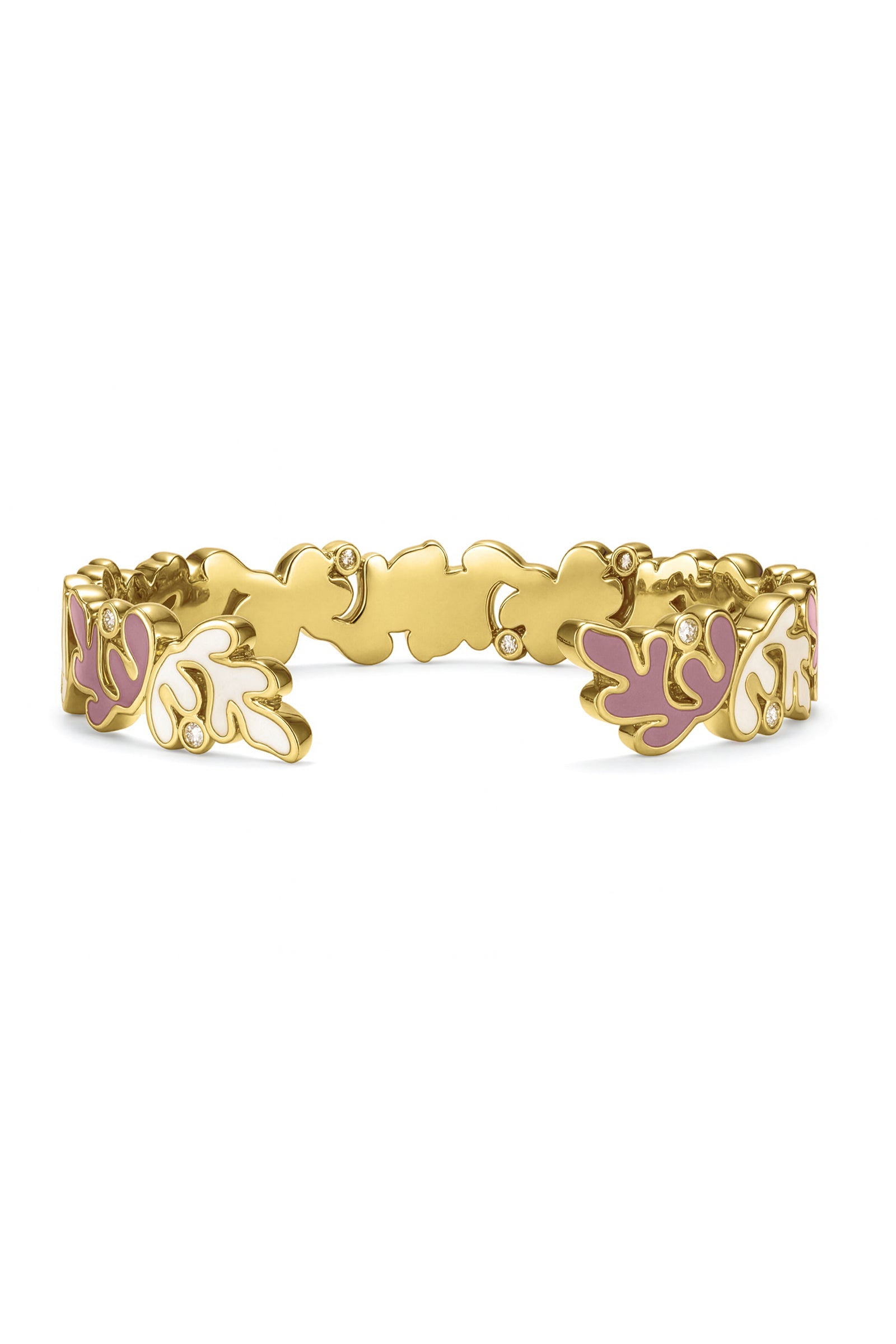 Ondara Bangle — Rose Enamel